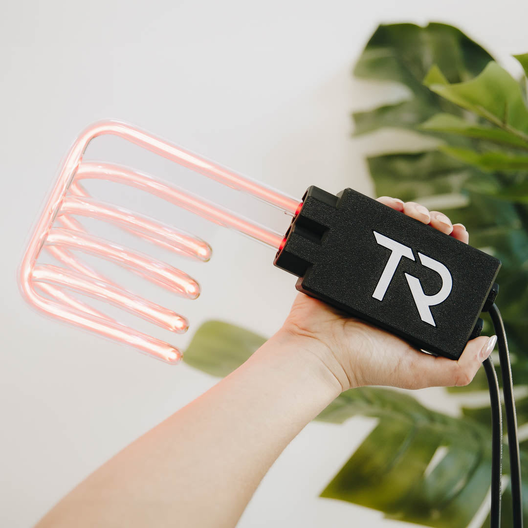 TrueRife Vortext bulb against a background with greenery